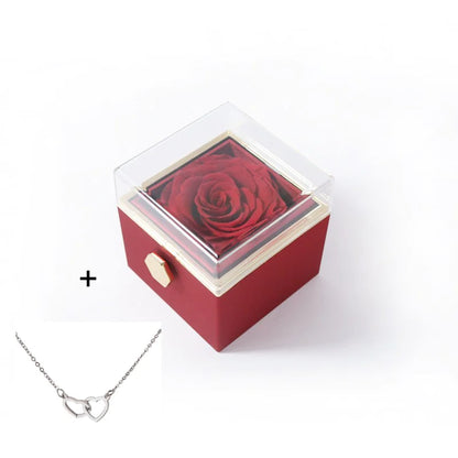 Rosefy™ - Eternal Rose Gift Box with Heart Necklace