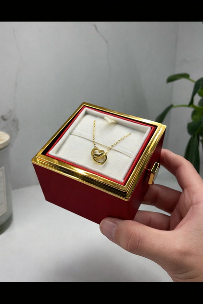 Rosefy™ - Eternal Rose Gift Box with Heart Necklace