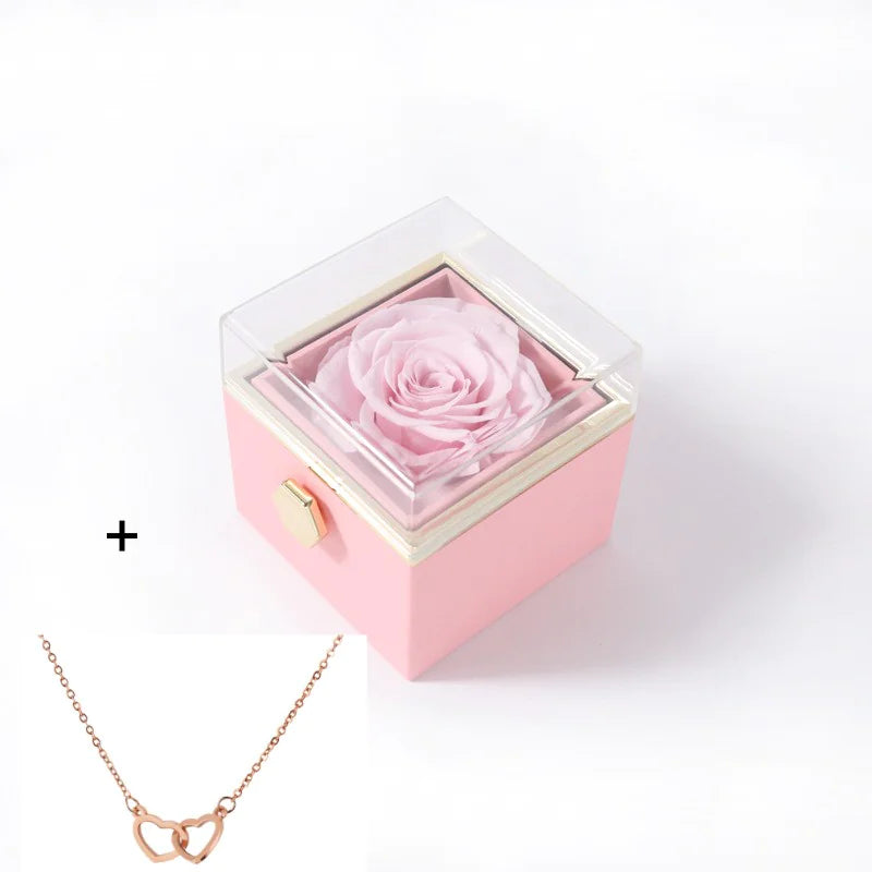 Rosefy™ - Eternal Rose Gift Box with Heart Necklace