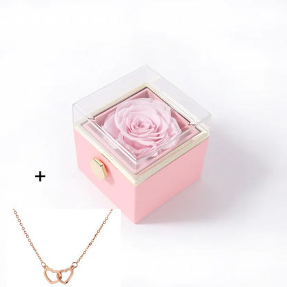 Rosefy™ - Eternal Rose Gift Box with Heart Necklace