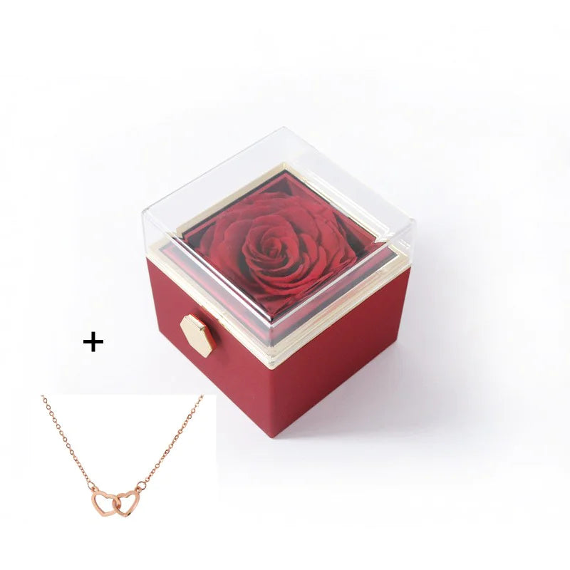 Rosefy™ - Eternal Rose Gift Box with Heart Necklace