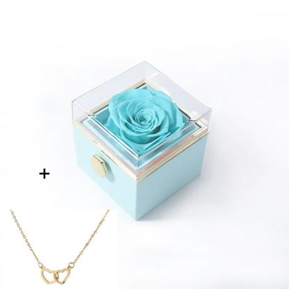 Rosefy™ - Eternal Rose Gift Box with Heart Necklace