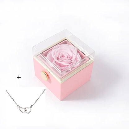 Rosefy™ - Eternal Rose Gift Box with Heart Necklace