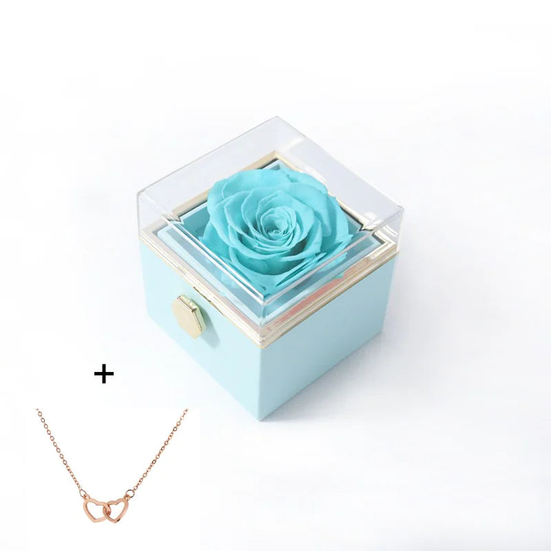 Rosefy™ - Eternal Rose Gift Box with Heart Necklace