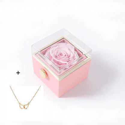 Rosefy™ - Eternal Rose Gift Box with Heart Necklace